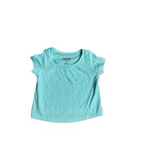 Harper Canyon Shirt Toddler Girls 3 Blue Short Sleeve Basic Tee Top Aqua